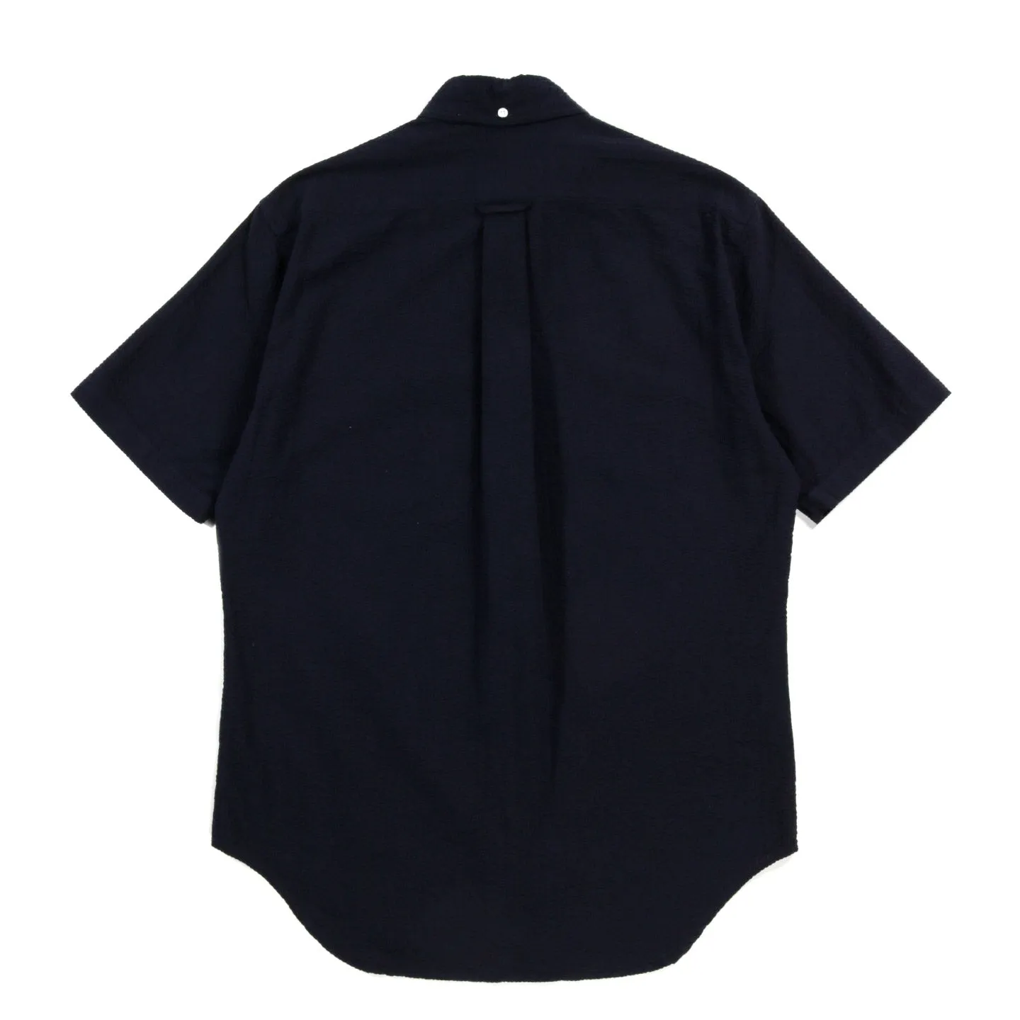 GITMAN VINTAGE SS BUTTON DOWN NAVY SEERSUCKER