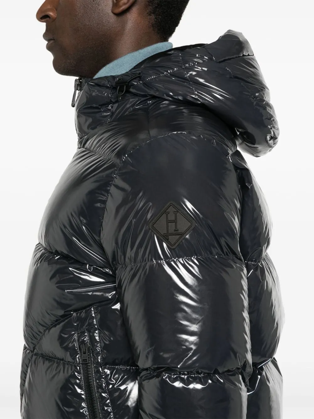 GLOSS BOMBER DOWN JACKET