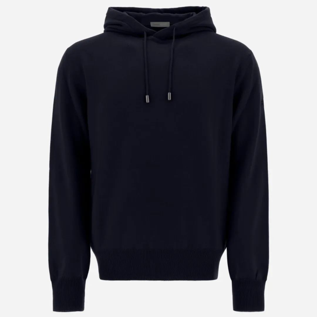 HERNO  |Pullovers Unisex Wool Long Sleeves Plain Logo Sweaters