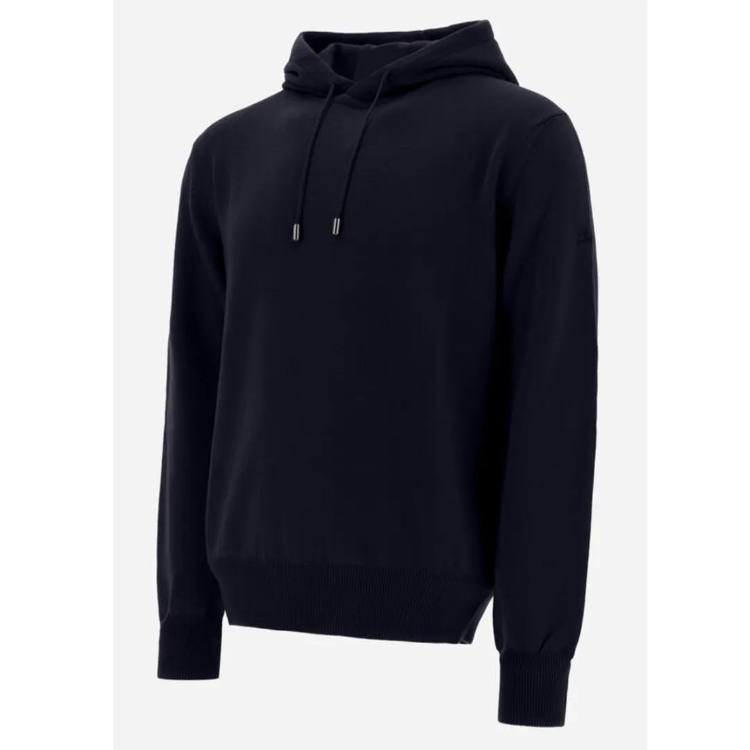 HERNO  |Pullovers Unisex Wool Long Sleeves Plain Logo Sweaters