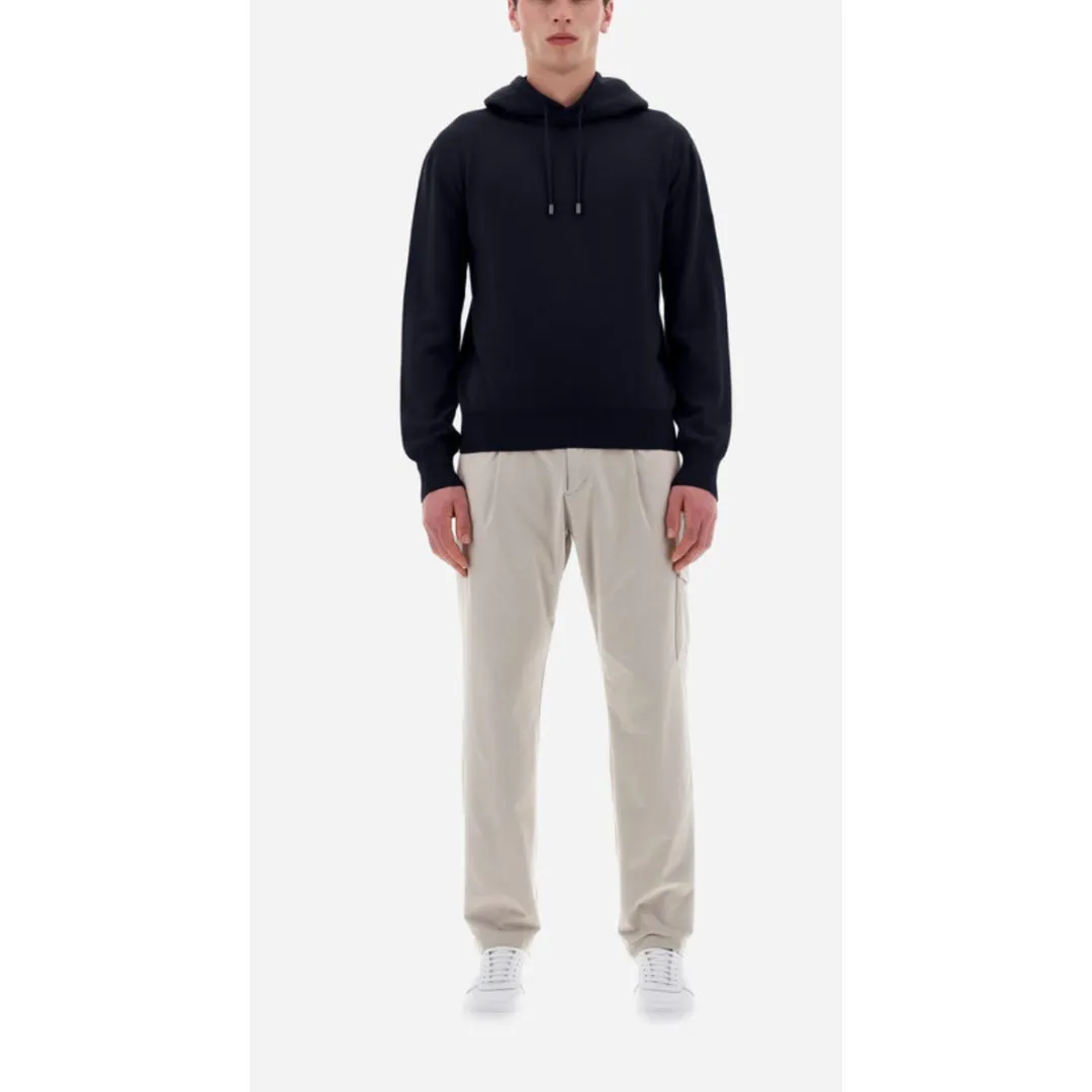 HERNO  |Pullovers Unisex Wool Long Sleeves Plain Logo Sweaters