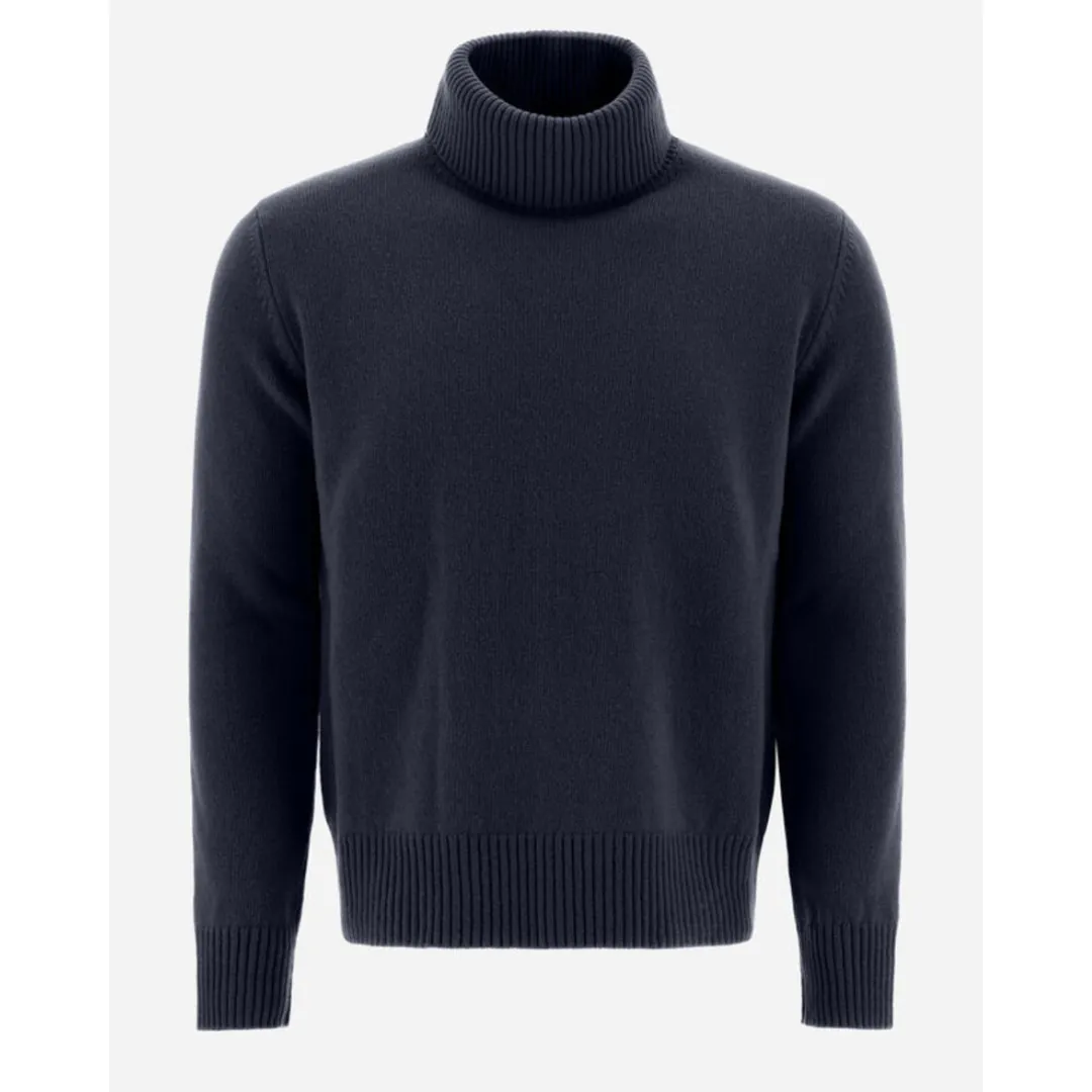 HERNO  |Pullovers Wool Long Sleeves Plain Sweaters