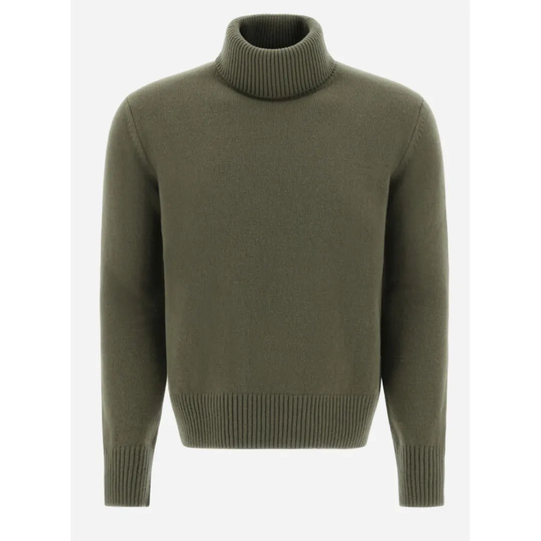 HERNO  |Pullovers Wool Long Sleeves Plain Sweaters