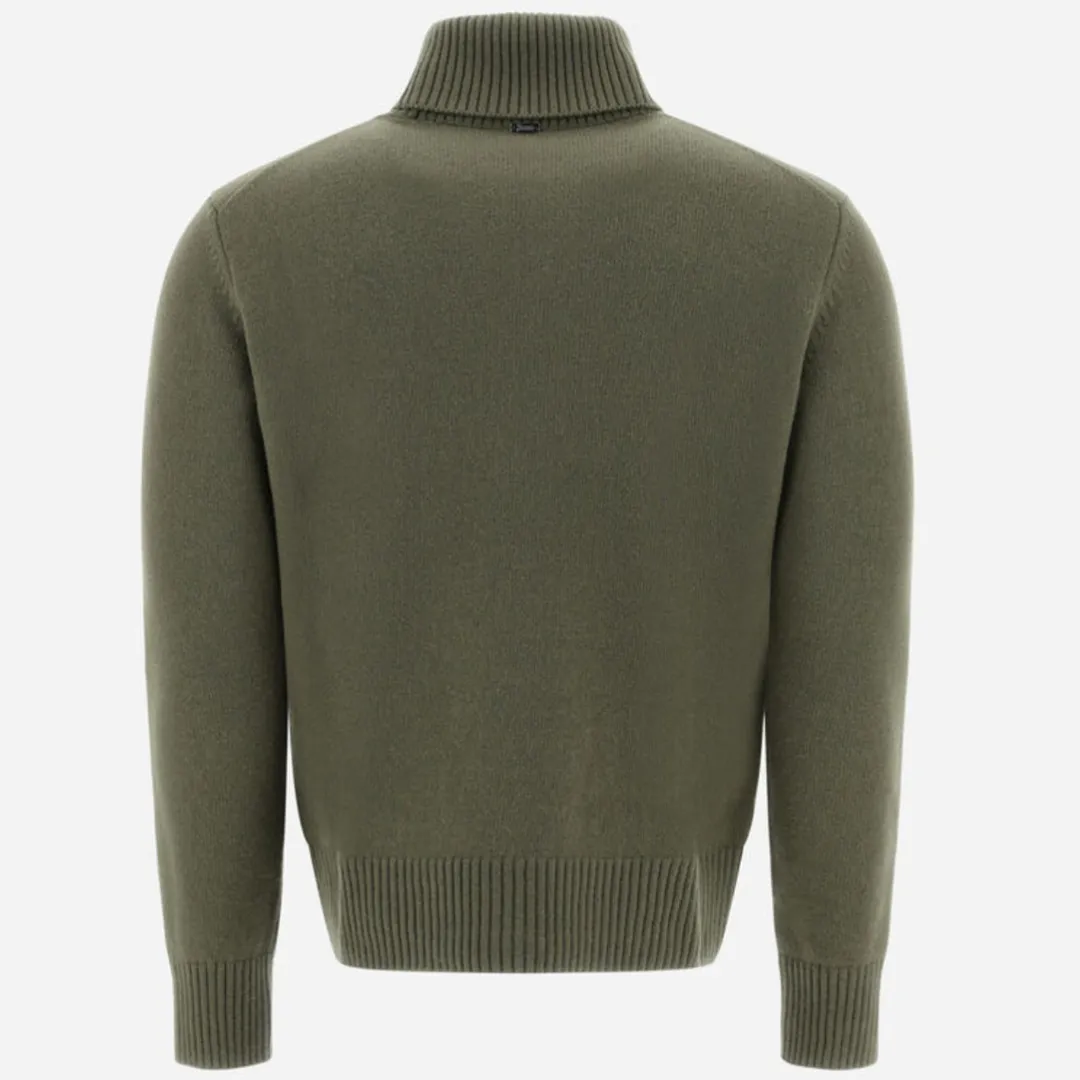 HERNO  |Pullovers Wool Long Sleeves Plain Sweaters