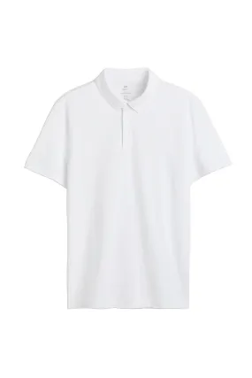 H&M  |Pullovers Plain Cotton Short Sleeves Polos