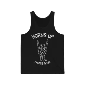 Horns Up Phones Down Tank Top - Men's