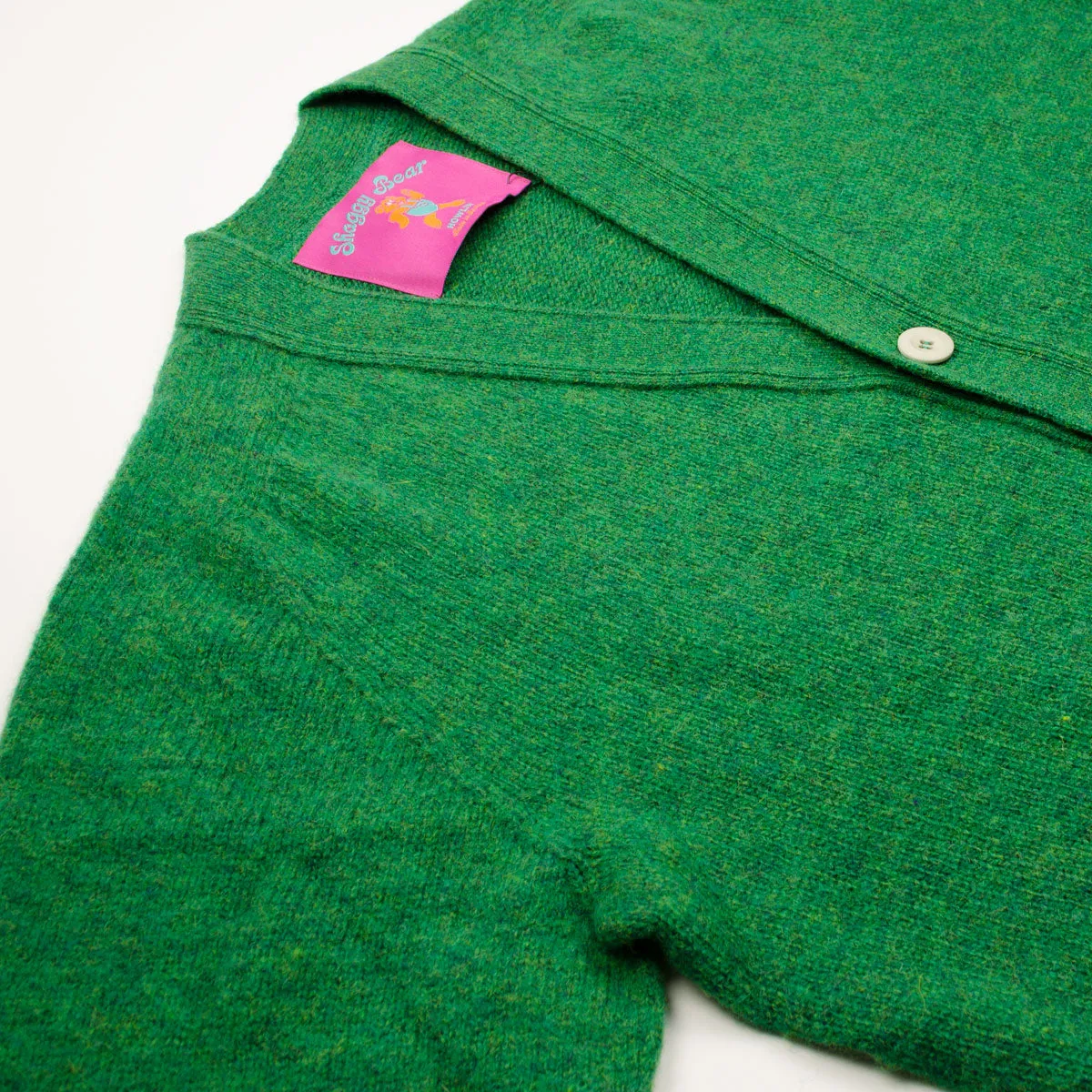 Howlin' - Shaggy Bear Cardigan - Greenlover