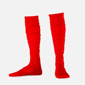 Hue Red Football Padded Long Socks