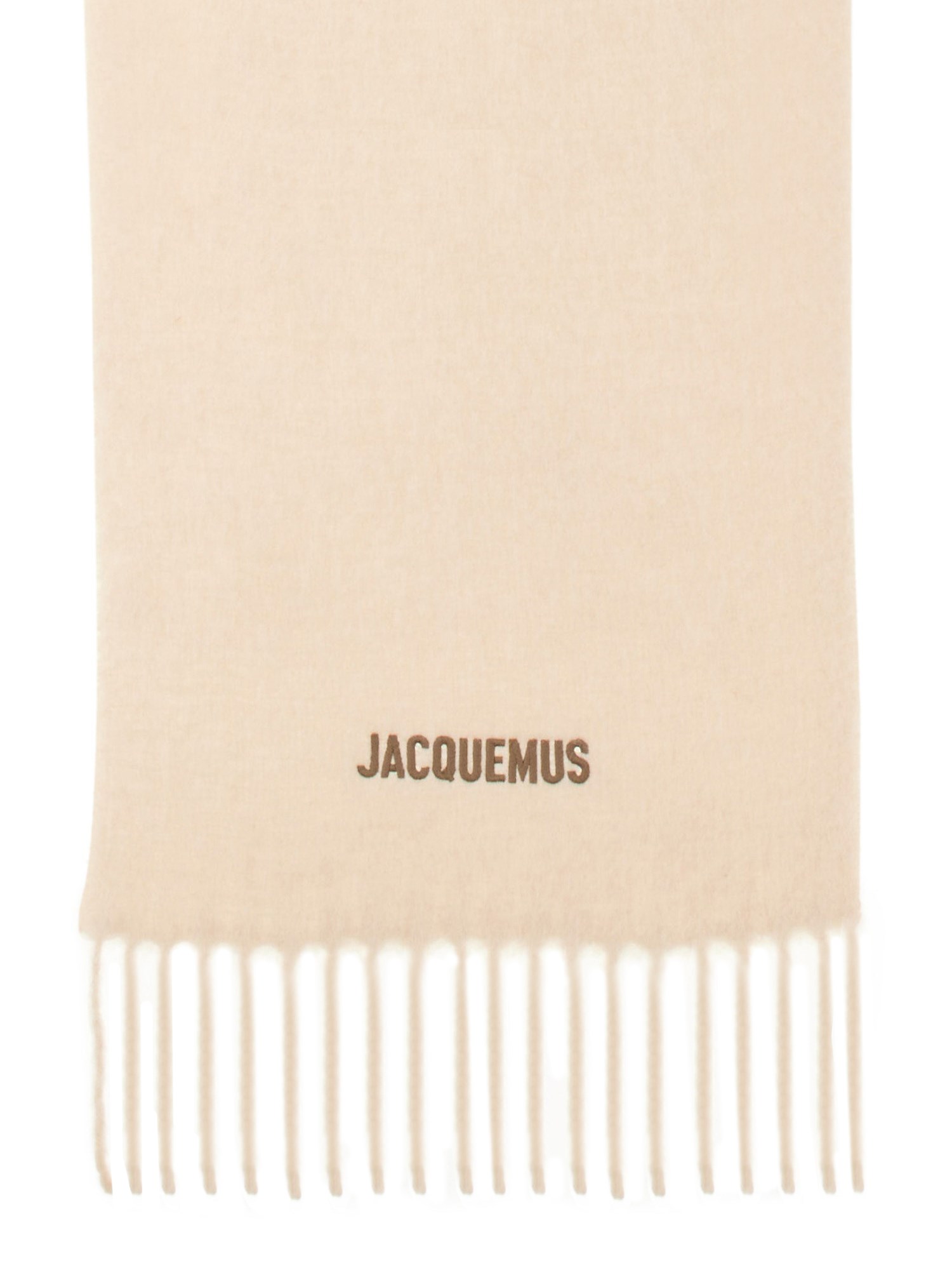 JACQUEMUS    WOOL SCARF WITH LOGO