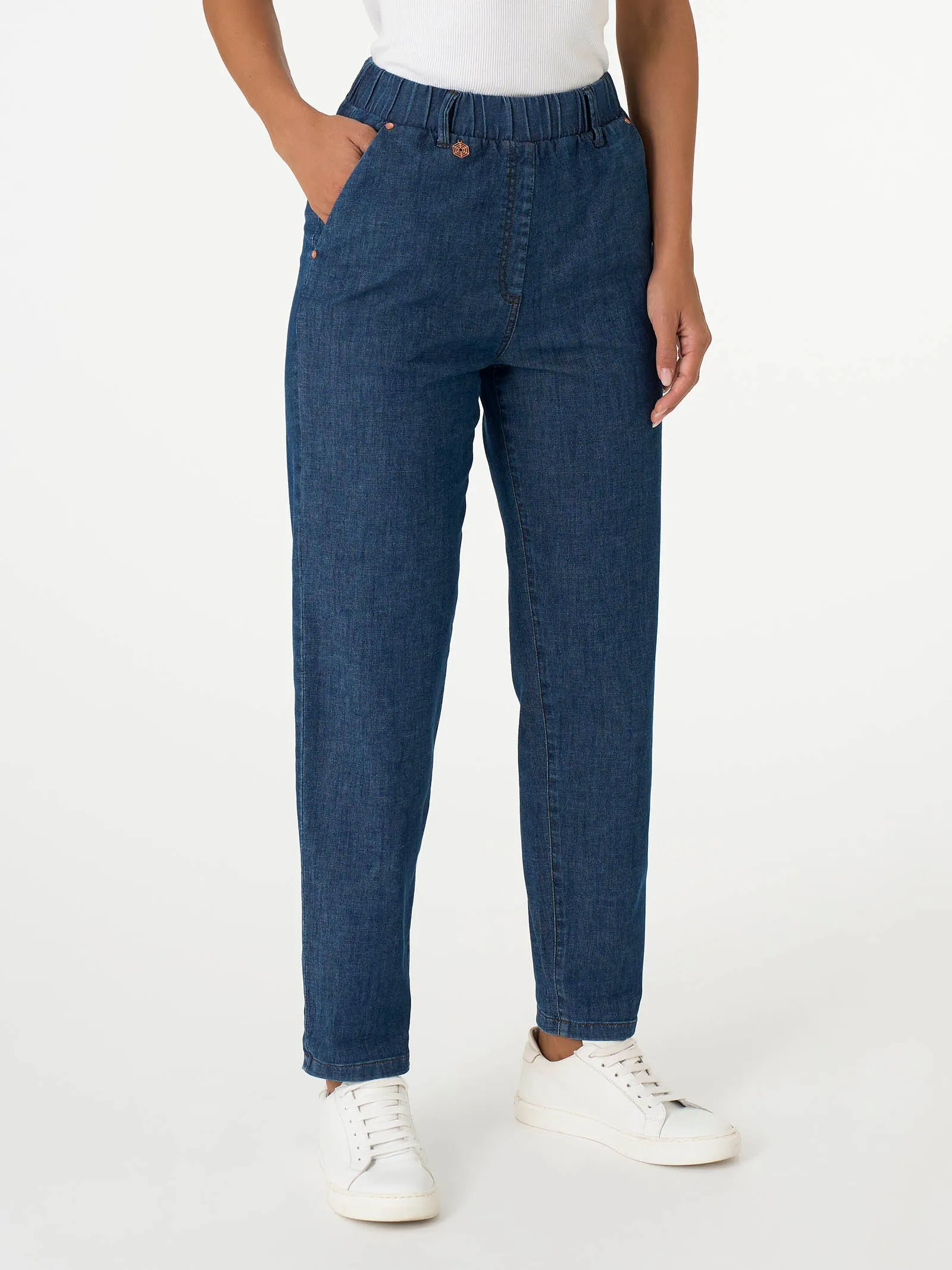 Jeans Carrot in Light Denim - Jeans