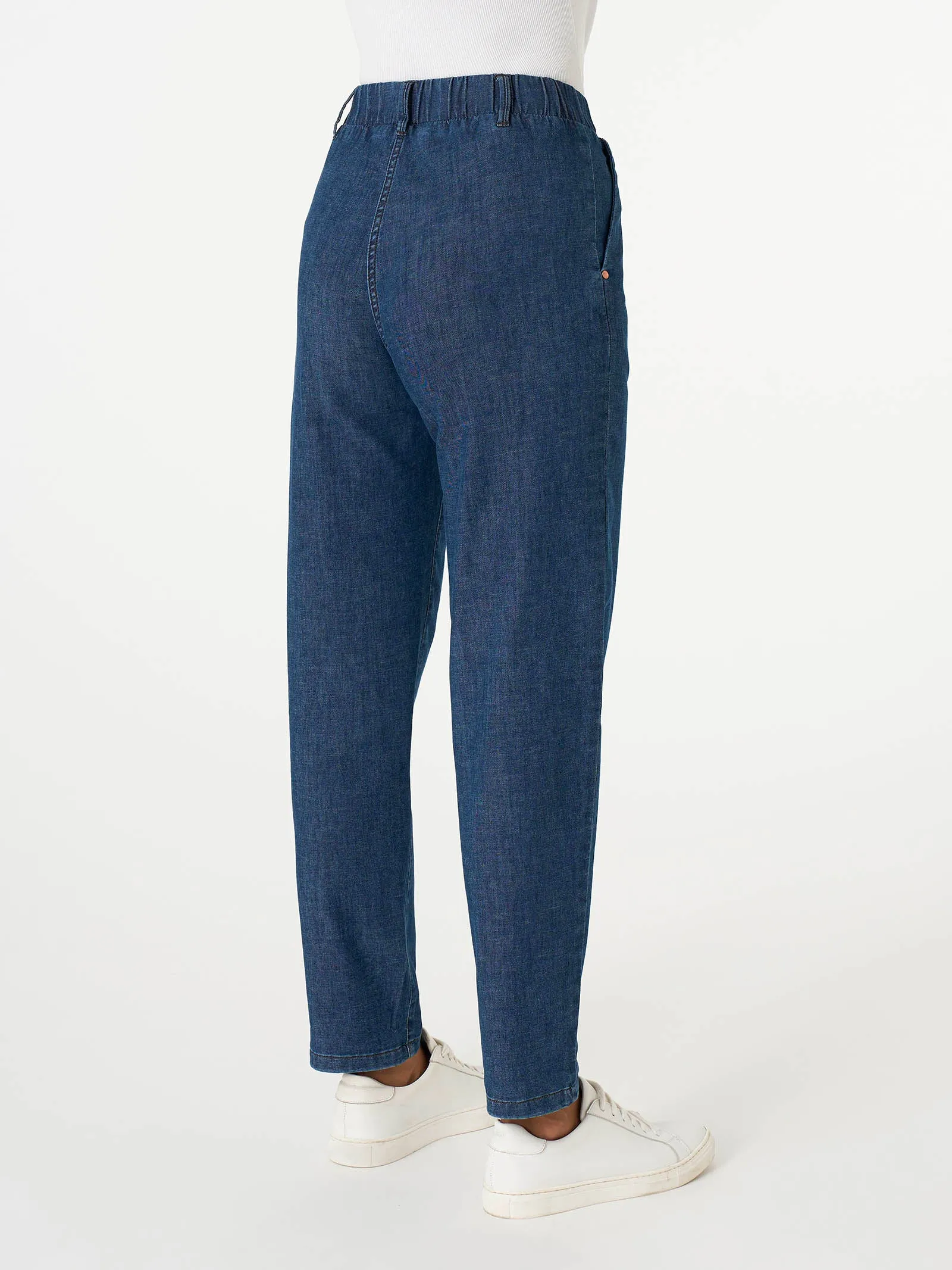 Jeans Carrot in Light Denim - Jeans