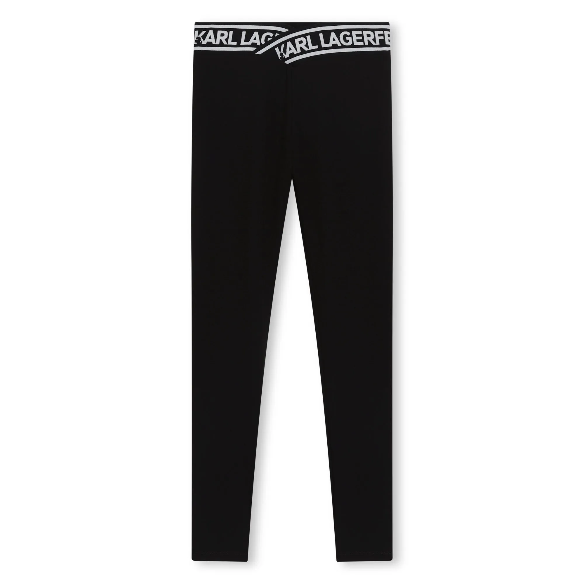 Karl Lagerfeld Leggings Logo Waist Blac