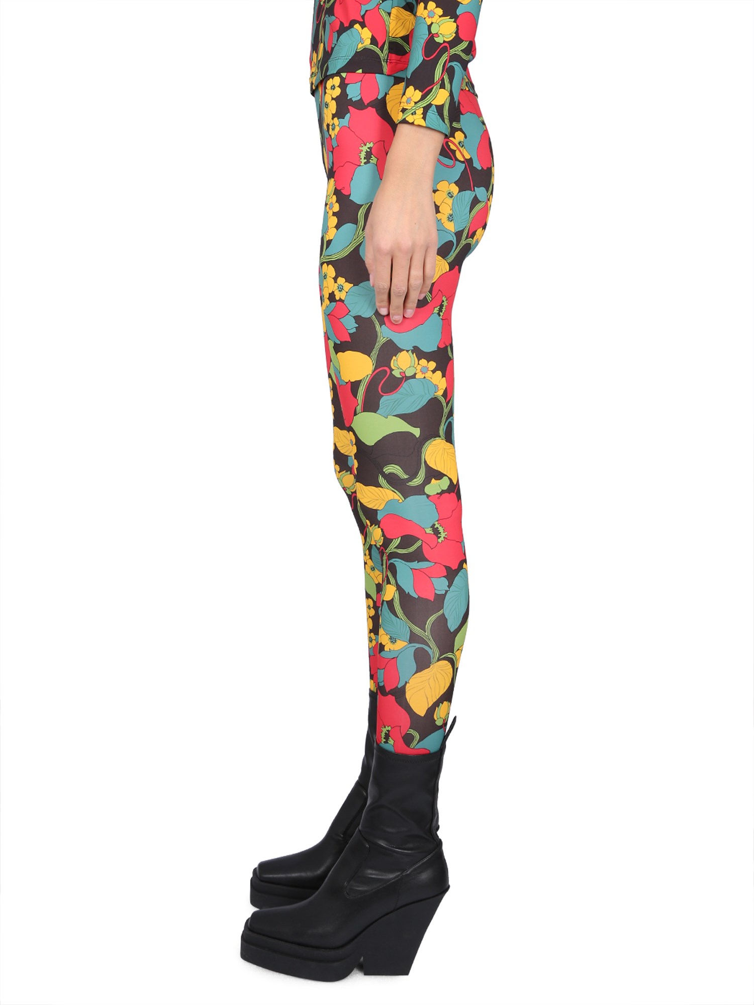 LA DOUBLEJ    JERSEY LEGGINGS WITH PRINT