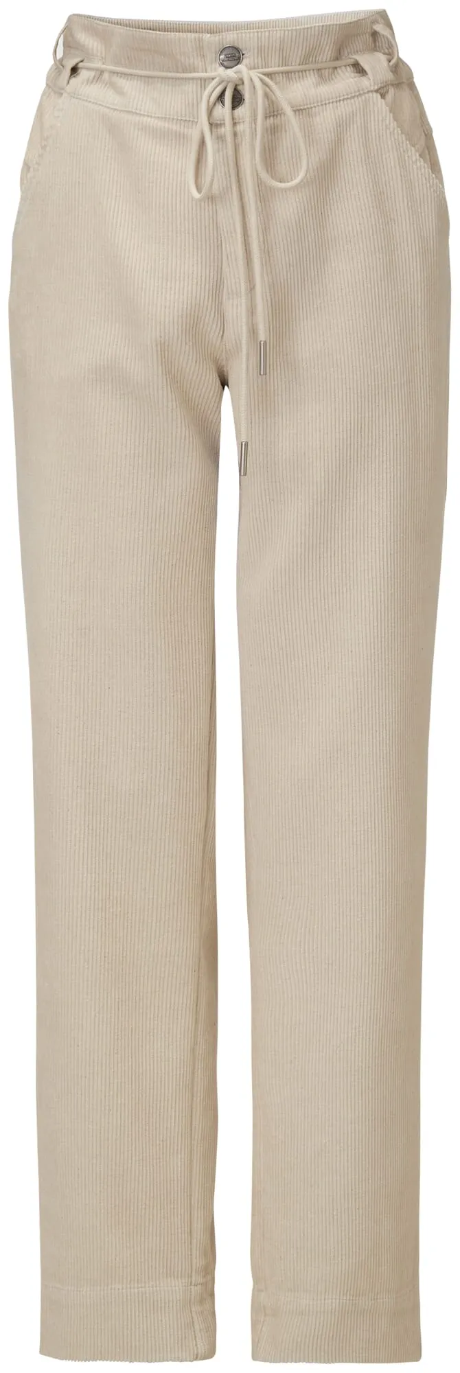 Ladies corduroy pants with envelope, Cream | Manufactum