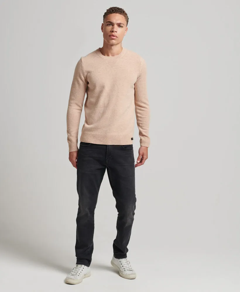 Lambswool Crew Jumper | Moonbeam