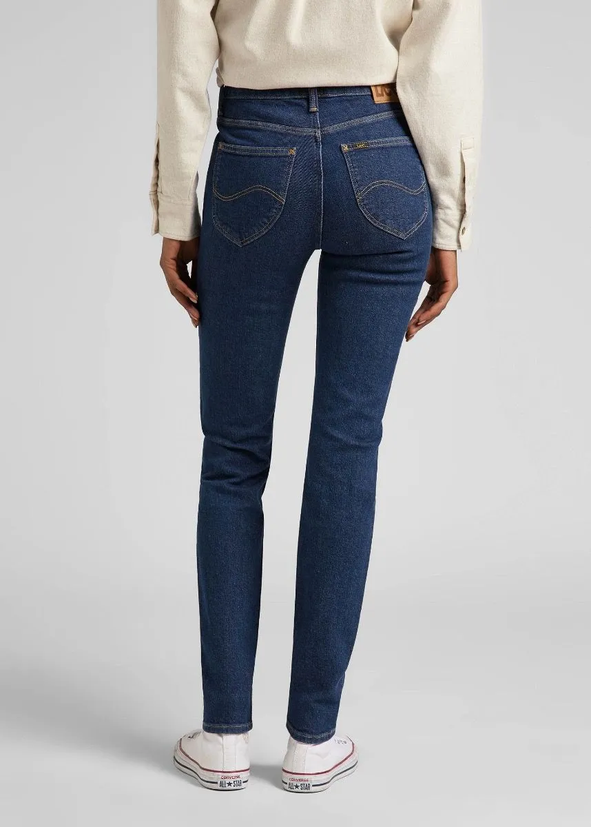 Lee Scarlett High Skinny Stretch Jeans Dark Hydro