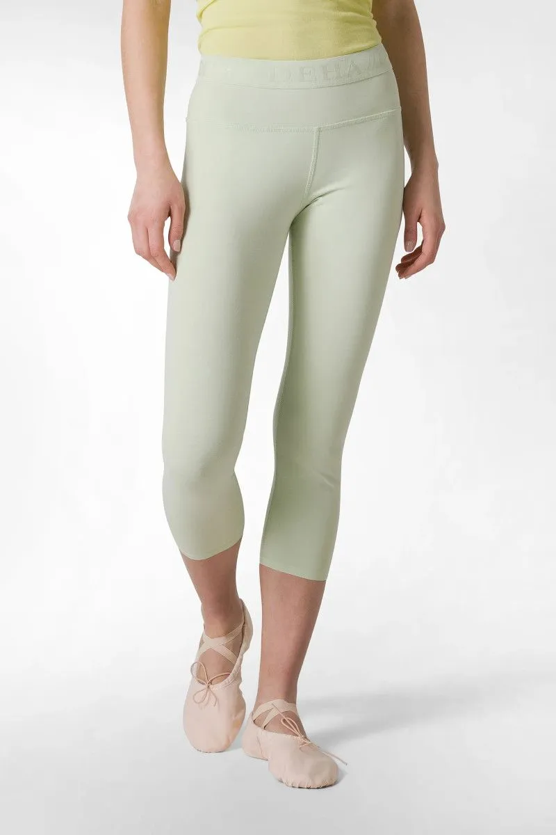 Leggings 7/8 jersey donna Verde