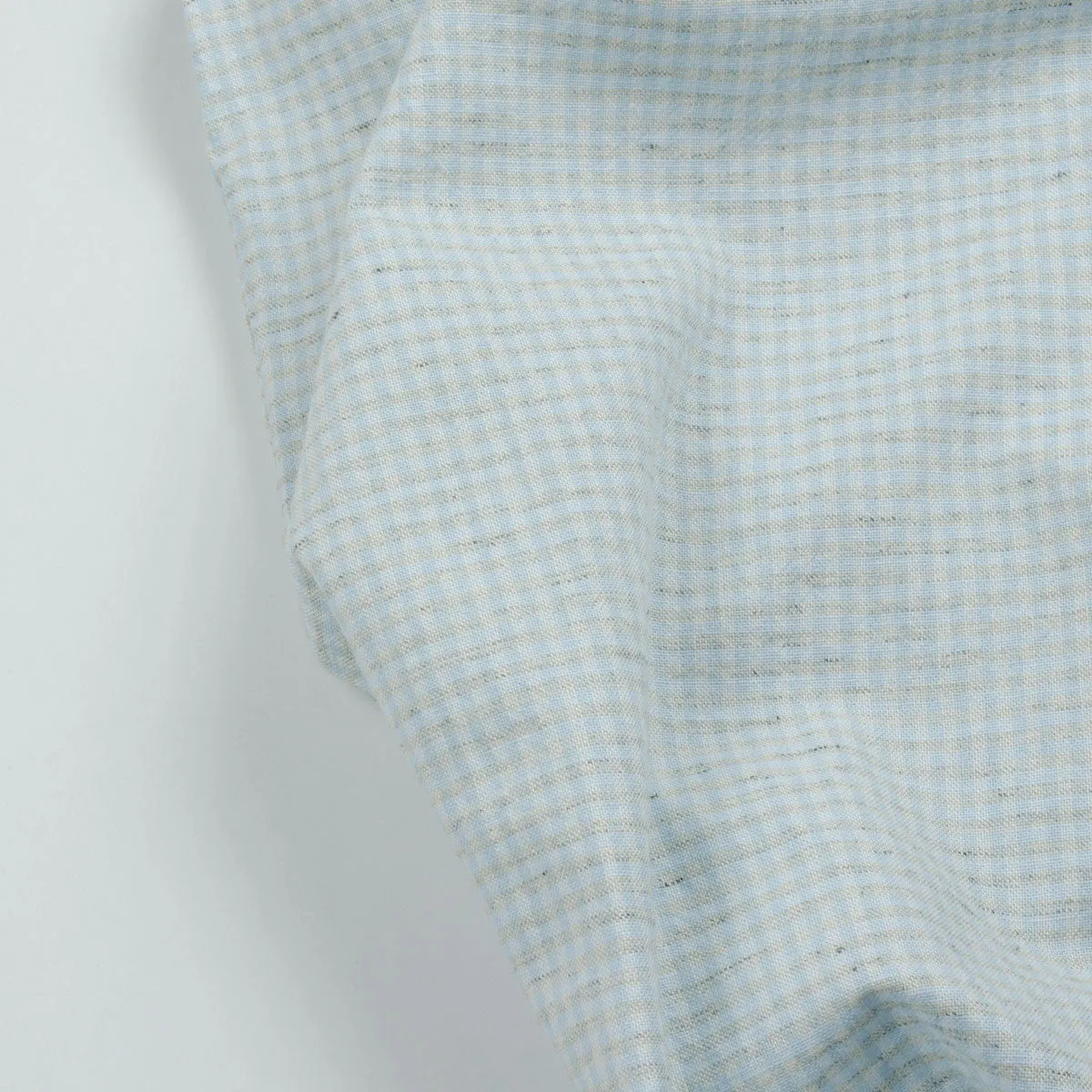 Libertine-Libertine - Hunter Shirt Foam - Light Blue Check