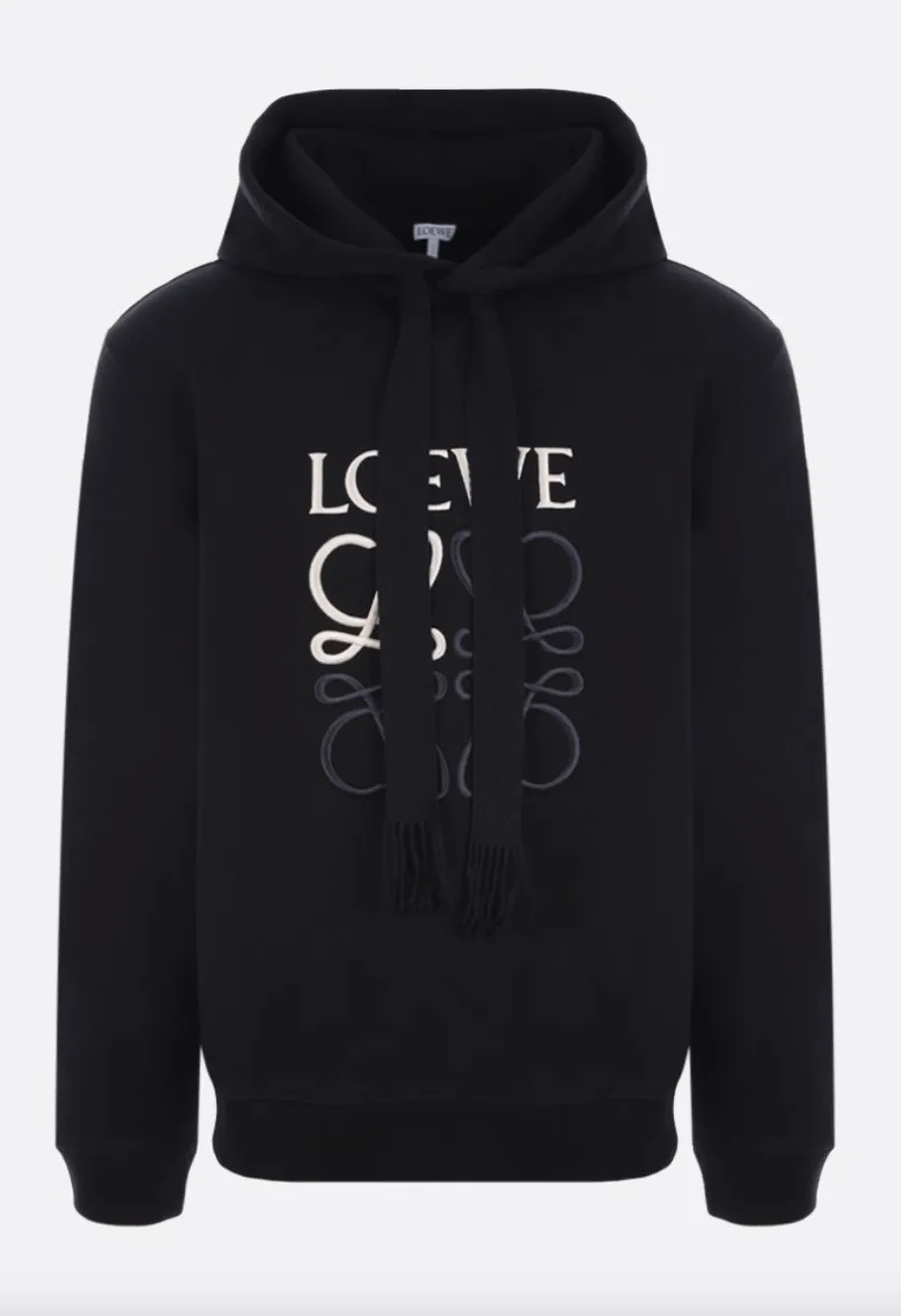 LOEWE  |Pullovers Long Sleeves Cotton Logo Luxury