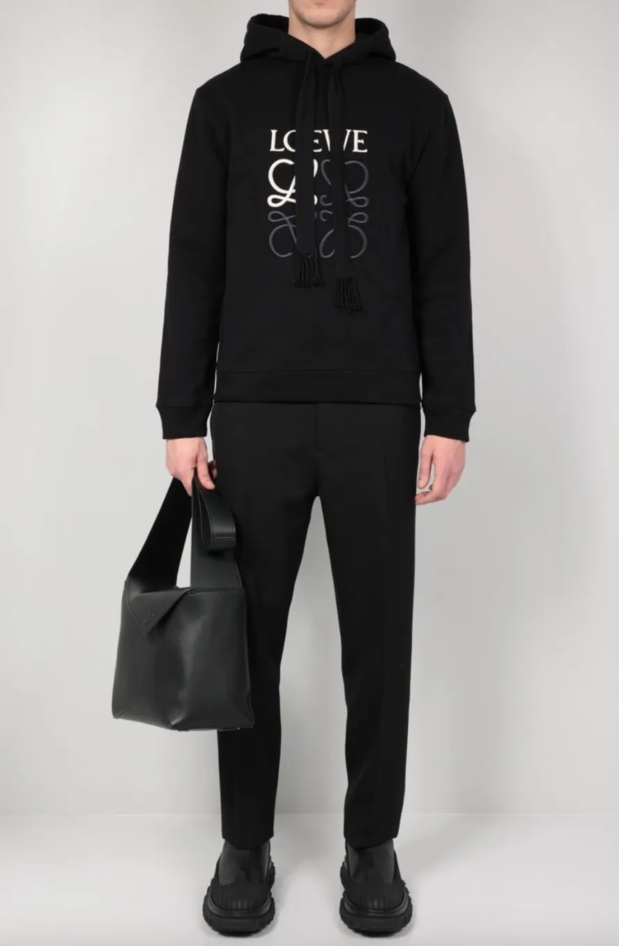 LOEWE  |Pullovers Long Sleeves Cotton Logo Luxury