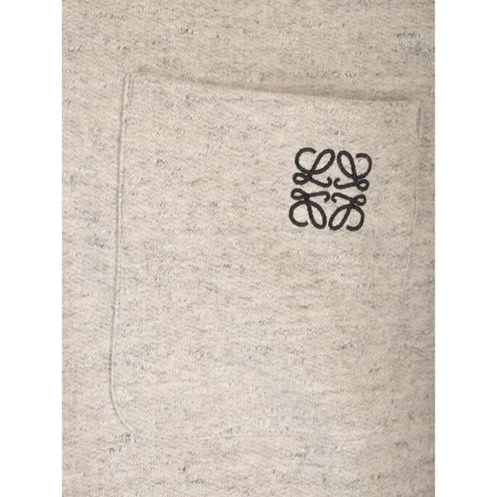 LOEWE  |Pullovers Long Sleeves Plain Cotton Logo Luxury