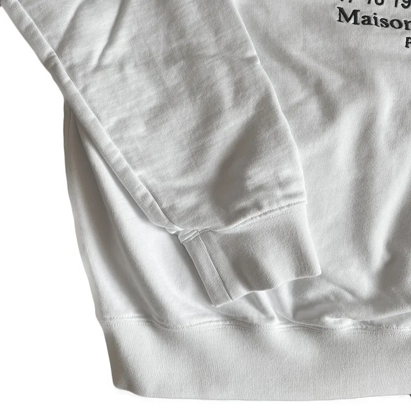 Maison Margiela  |Pullovers Long Sleeves Cotton Logo Designers Hoodies