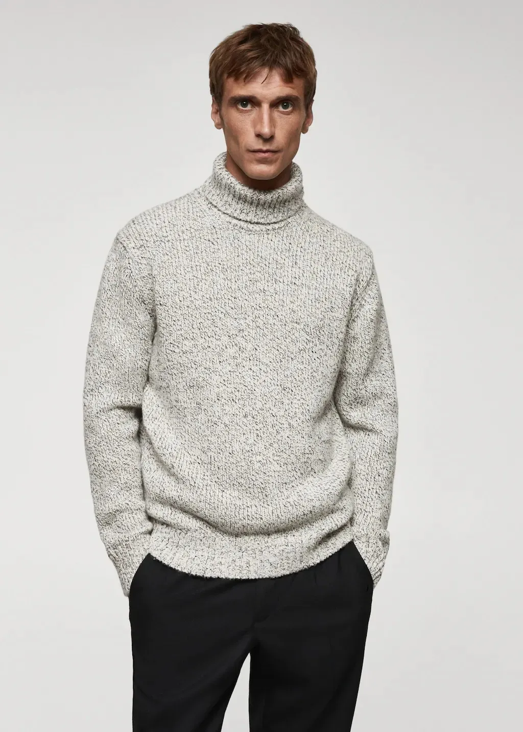 MANGO  |Pullovers Wool Long Sleeves Sweaters