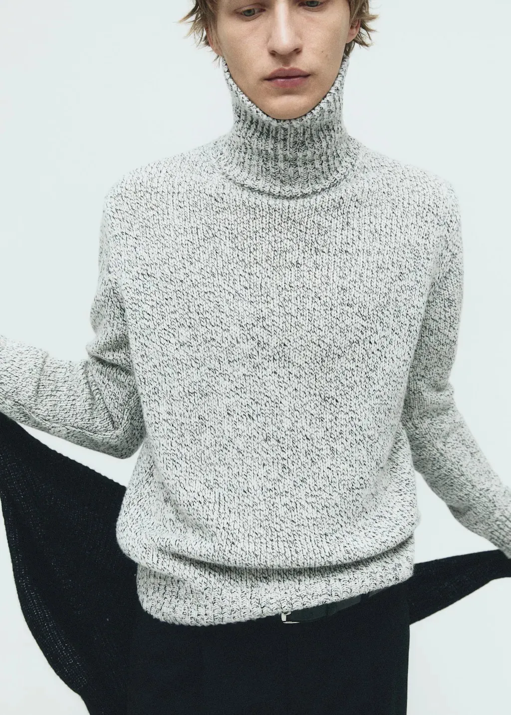 MANGO  |Pullovers Wool Long Sleeves Sweaters