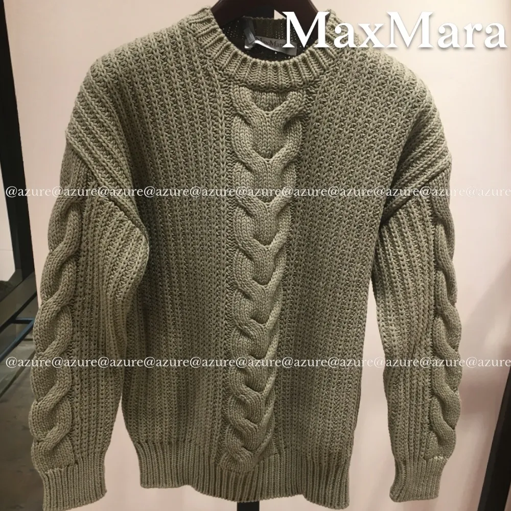 MaxMara  |Ribbed cotton oversized pullover