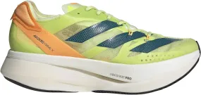 Men's Adidas Adizero Prime X Pulse, Lime/Real Teal/Flash Orange, 9 D Medium