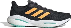 Men's Adidas Solar Glide 5, Core Black / Flash Orange / Mint Rush, 9 D Medium