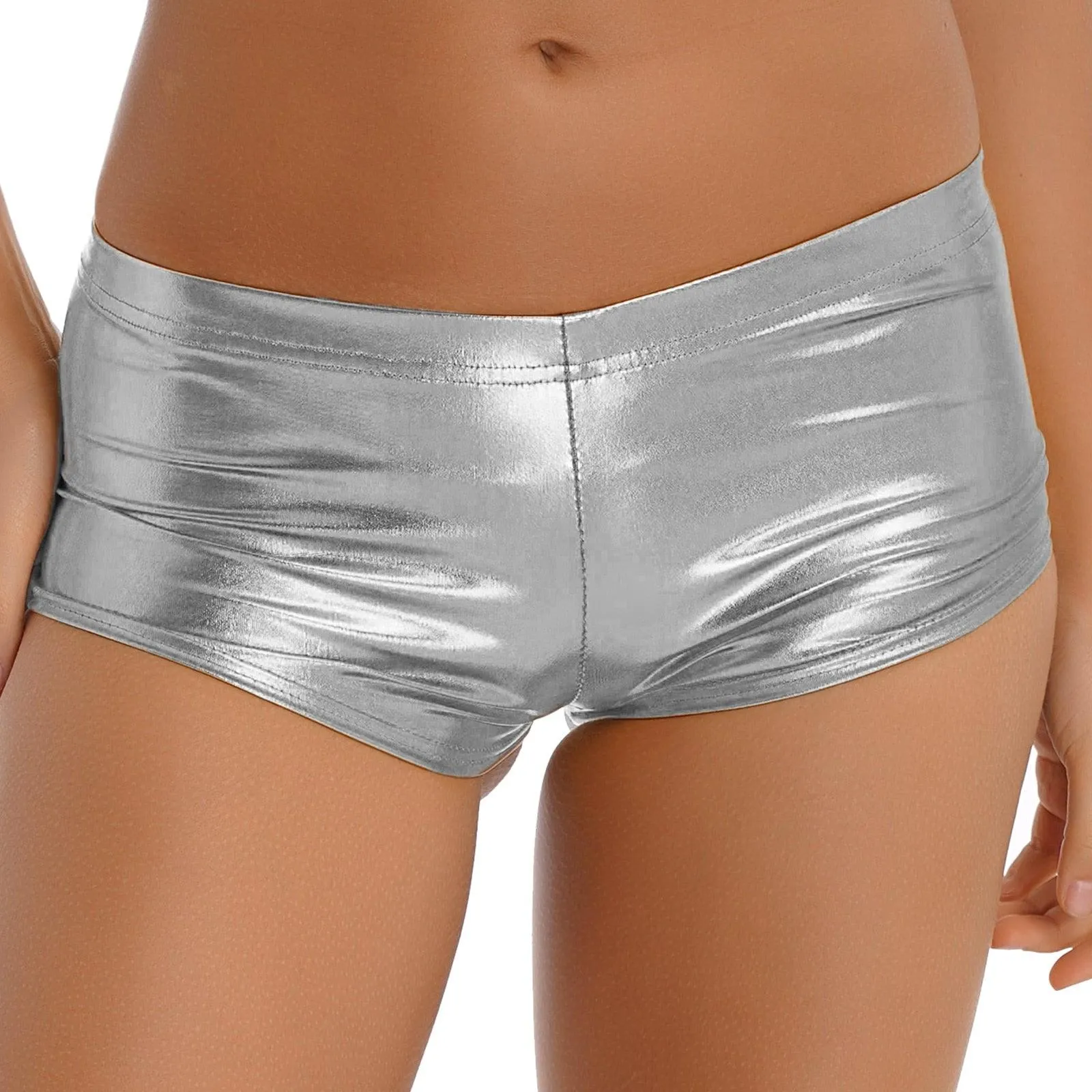 Metallic Booty Shiny Hot Pants