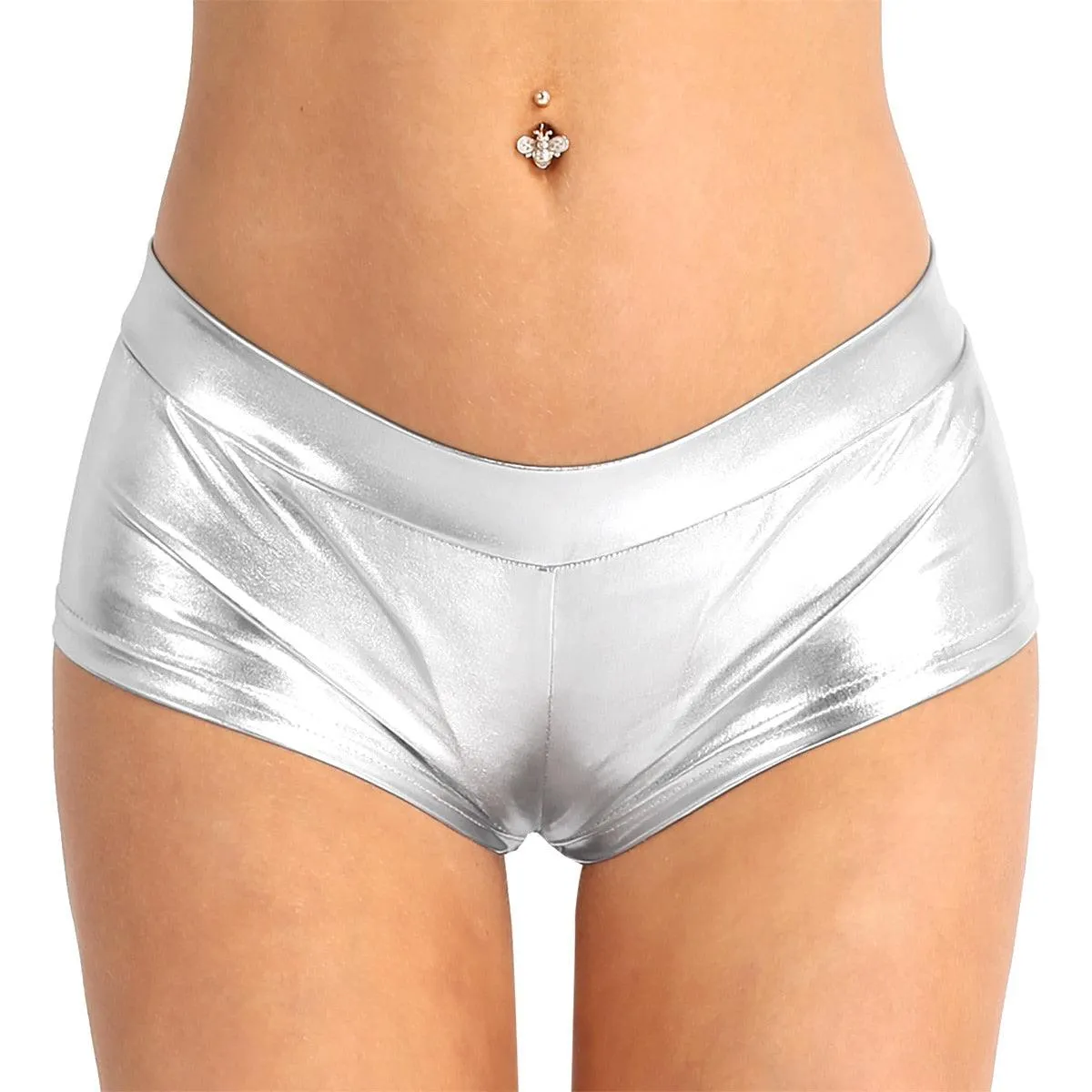 Metallic Booty Shiny Hot Pants