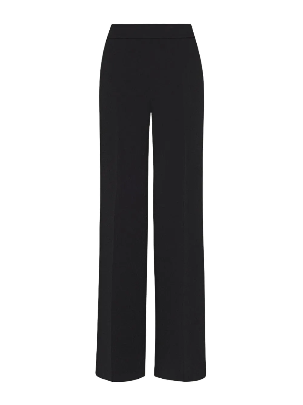 Milly Natia Crepe Pant in Black