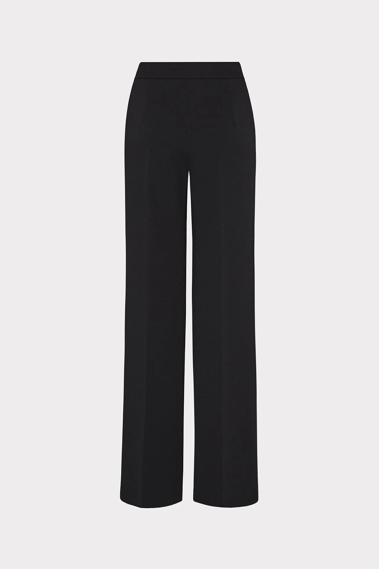 Milly Natia Crepe Pant in Black