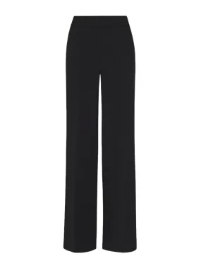 Milly Natia Crepe Pant in Black