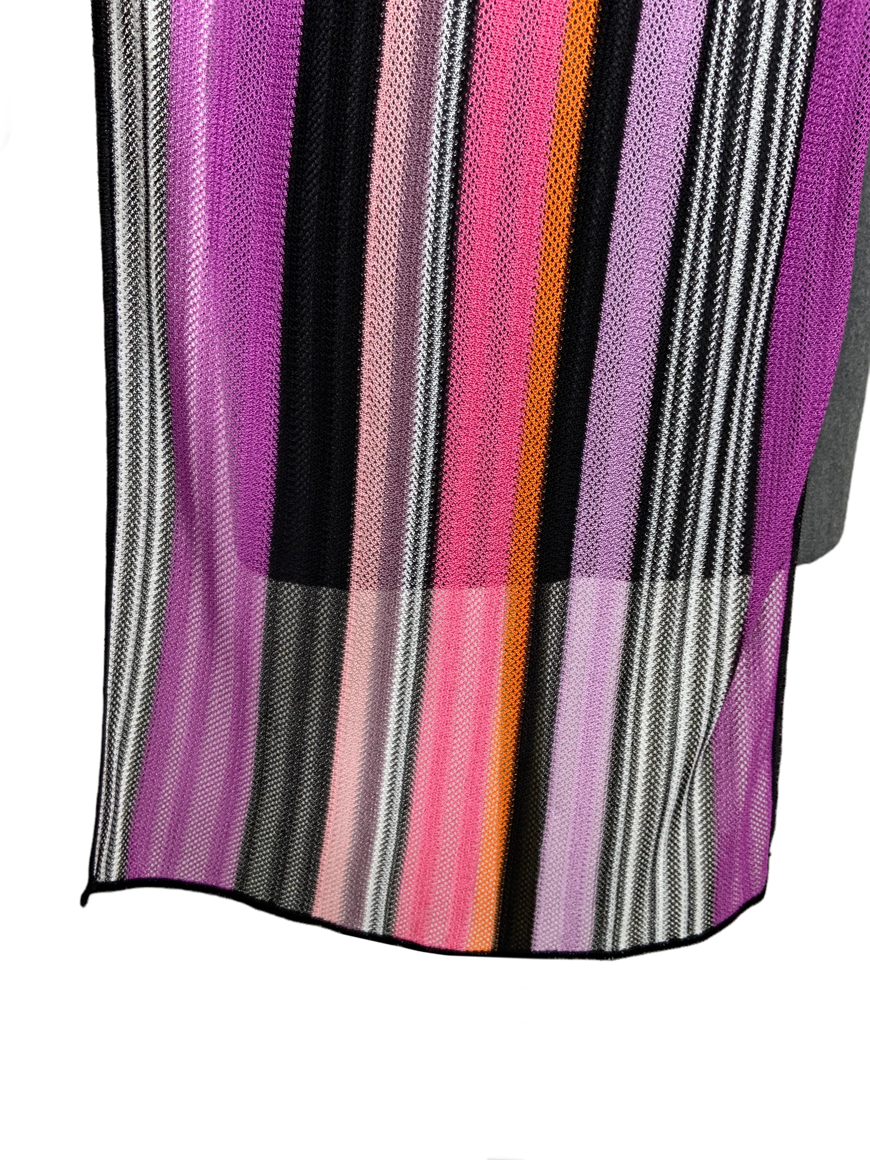 MISSONI Striped Silk Oblong Scarf