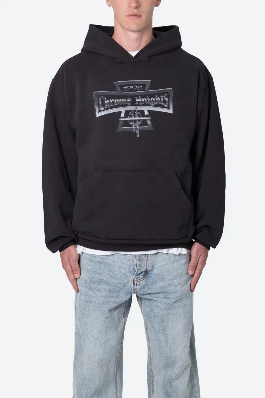 MNML  |Pullovers Street Style Long Sleeves Cotton Logo Hoodies