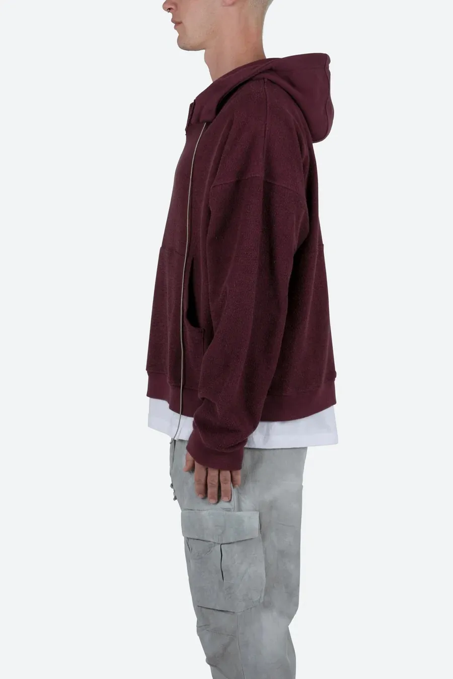 MNML  |Pullovers Street Style Long Sleeves Plain Cotton Hoodies