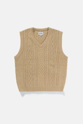 Mohair Knit Vest Latte