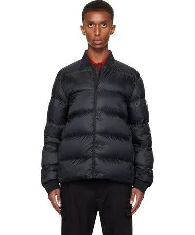 Moncler Black Bazena Short Down Jacket