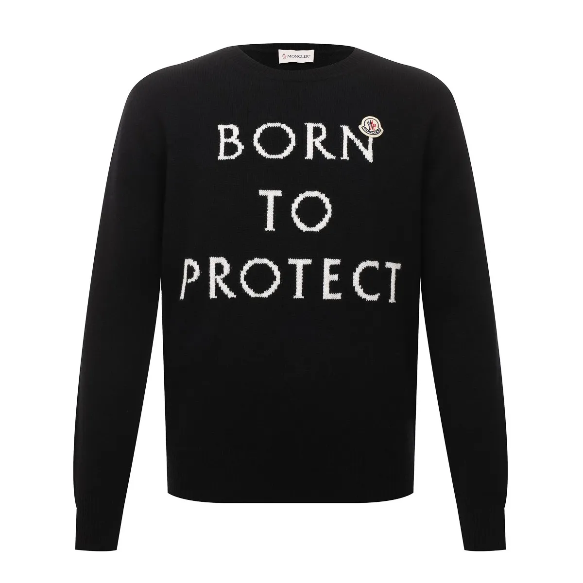 MONCLER  |Crew Neck Pullovers Logo FX Advantage / Exclusive Sweaters