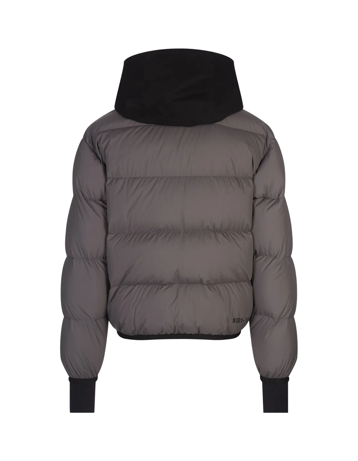 MONCLER GRENOBLE Grey Marcassin Down Jacket