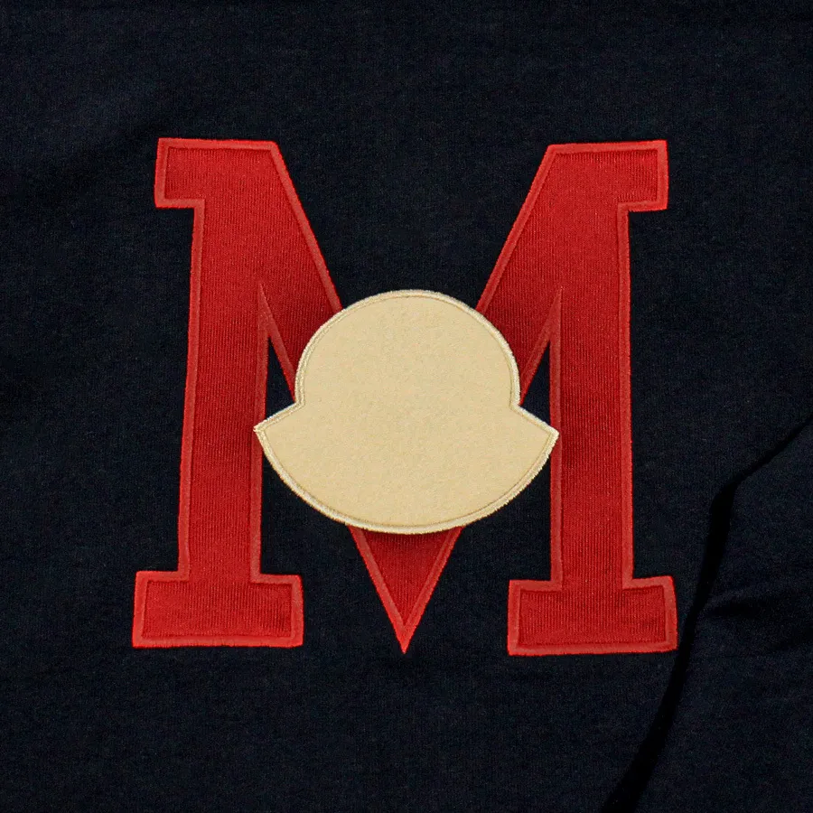 MONCLER  |Pullovers Monogram Street Style Plain Cotton Logo Hoodies