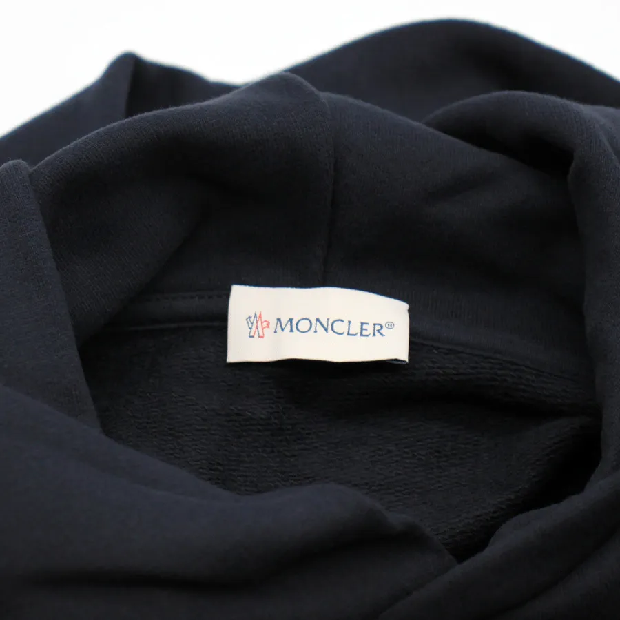 MONCLER  |Pullovers Monogram Street Style Plain Cotton Logo Hoodies