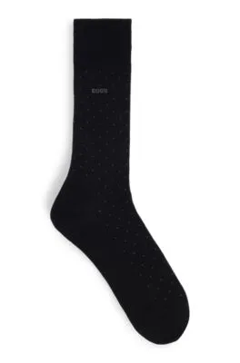  Regular-length socks in a mercerised-cotton blend 