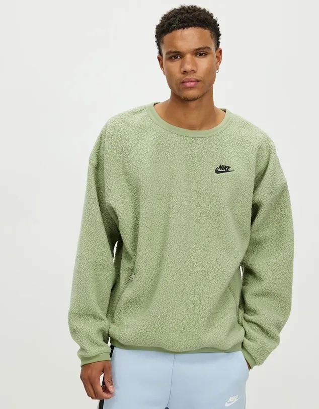 Nike  |Crew Neck Pullovers Long Sleeves Plain Sweatshirts