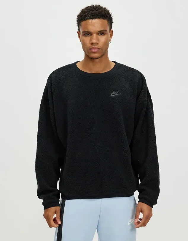 Nike  |Crew Neck Pullovers Long Sleeves Plain Sweatshirts