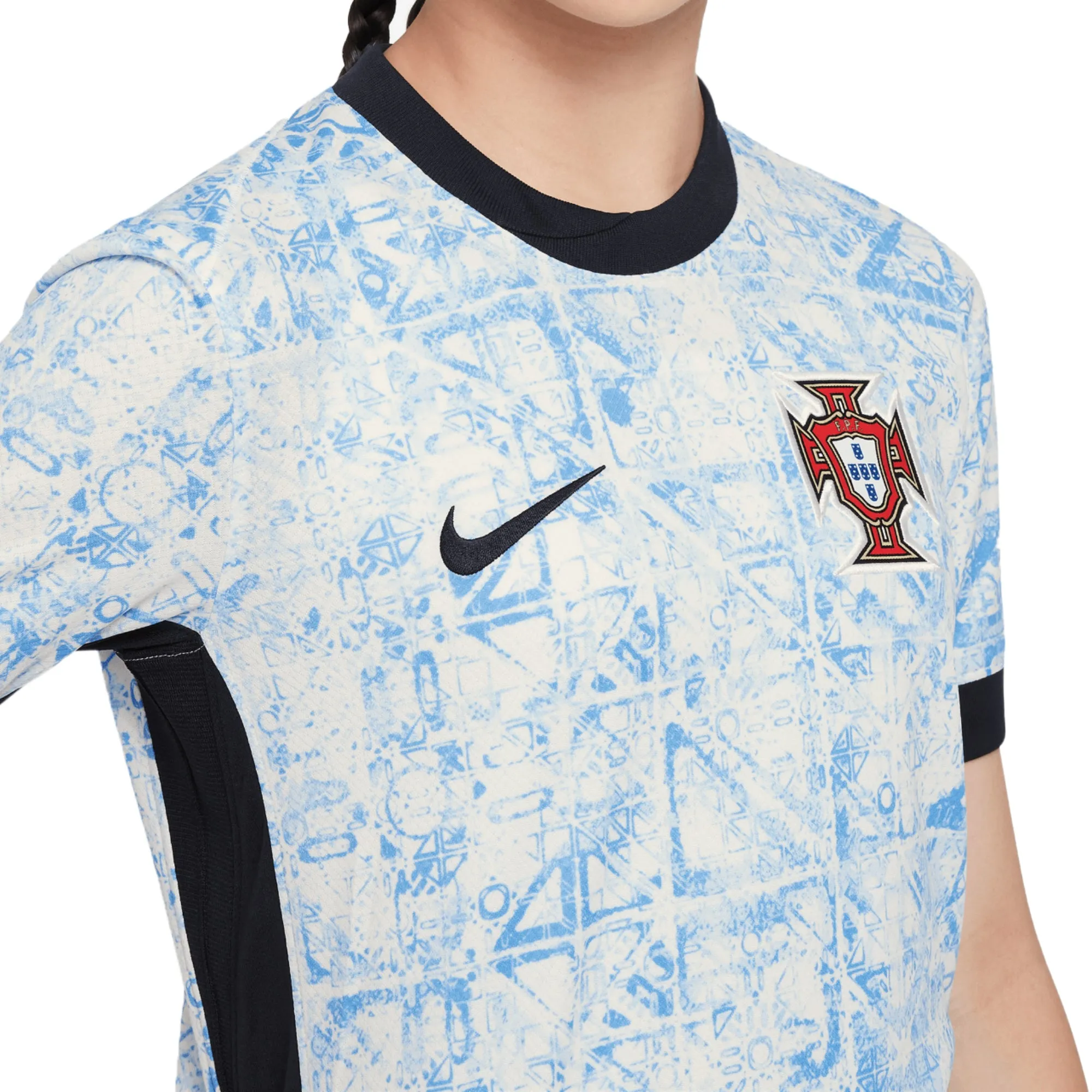 Nike Kids Portugal 2024/25 Away Jersey Sail/Blue