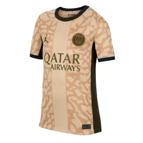 Nike Kids PSG 2024/25 Fourth Jersey Brown/Black